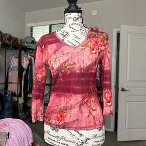 Women's Vintage Floral top